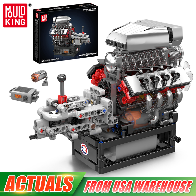 Lego Set Technic - Mould King 10225 Techniczny Silnik Zabawki
