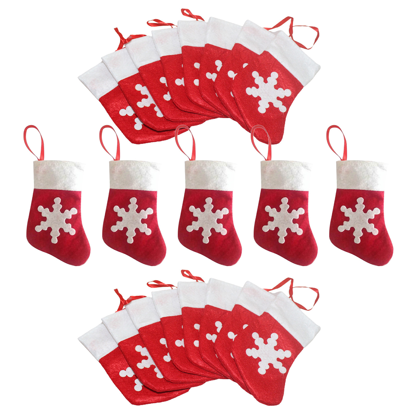 24 sztuki małych świątecznych  – Christmas Stocking Hanging recenzja i cena