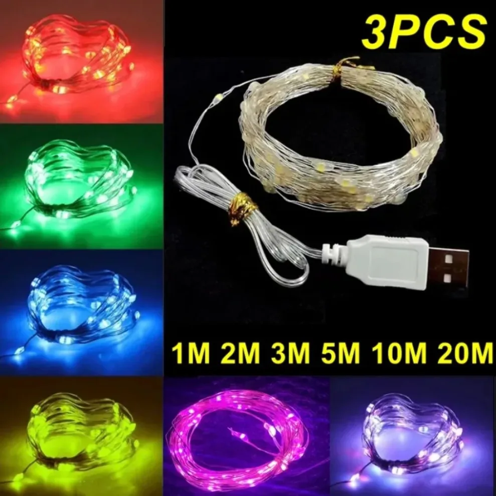 3 sztuki, 20-1M, łańcuch świet – Led Fairy String Lights recenzja i cena