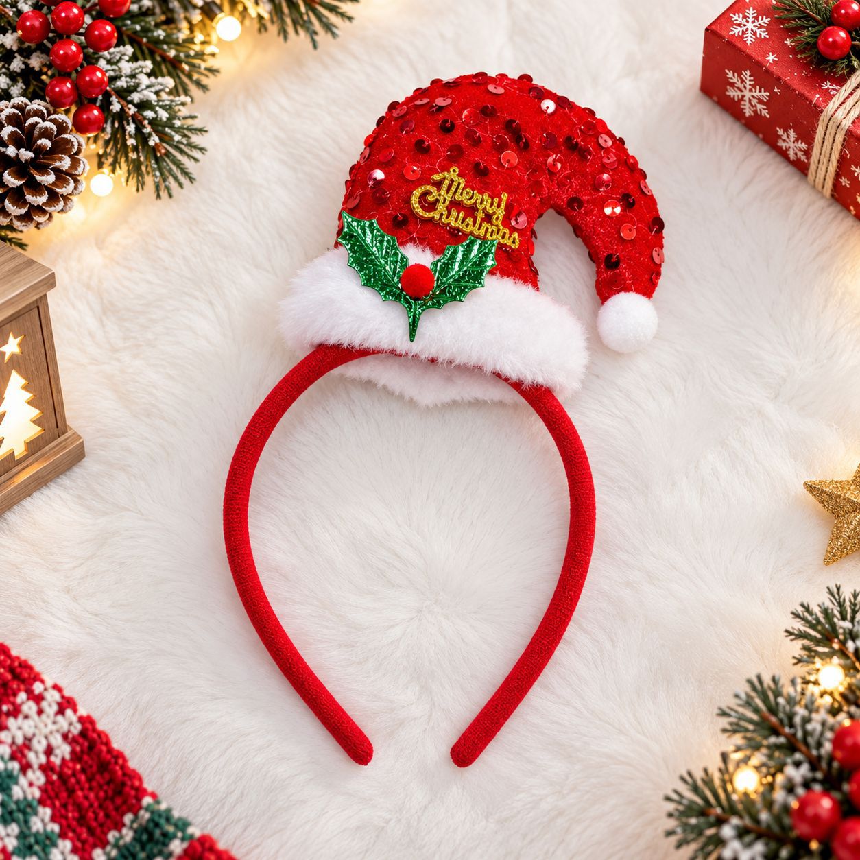 Świąteczna opaska na głowę, cz – Reindeer Antlers Headband recenzja i cena