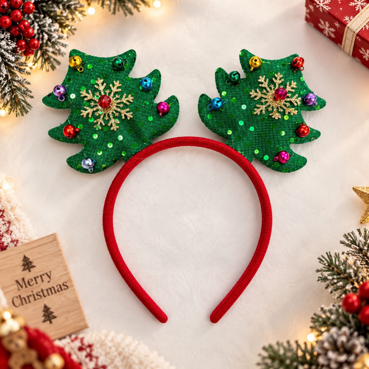 Świąteczna opaska na głowę, cz – Reindeer Antlers Headband recenzja i cena