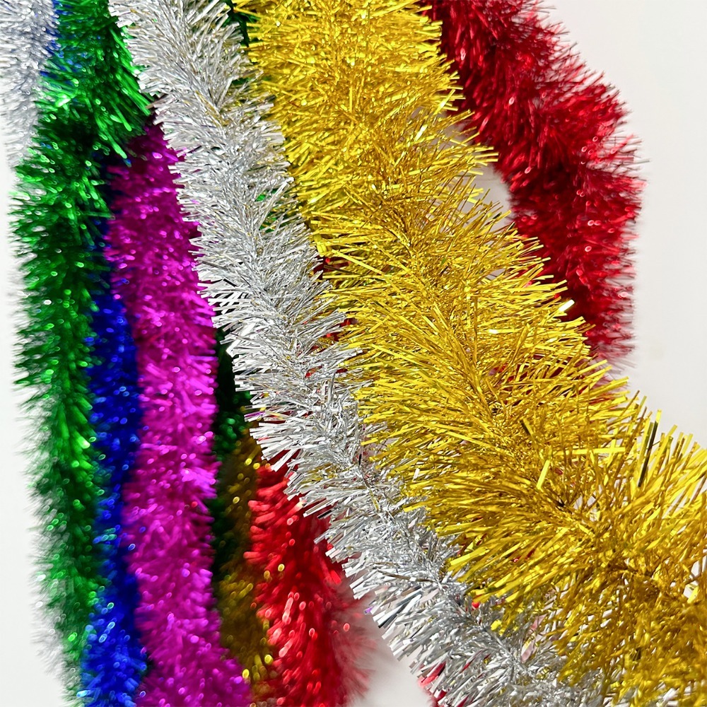 2M Świąteczna wstążka kwiatowa – Tinsel Garland Decoration recenzja i cena