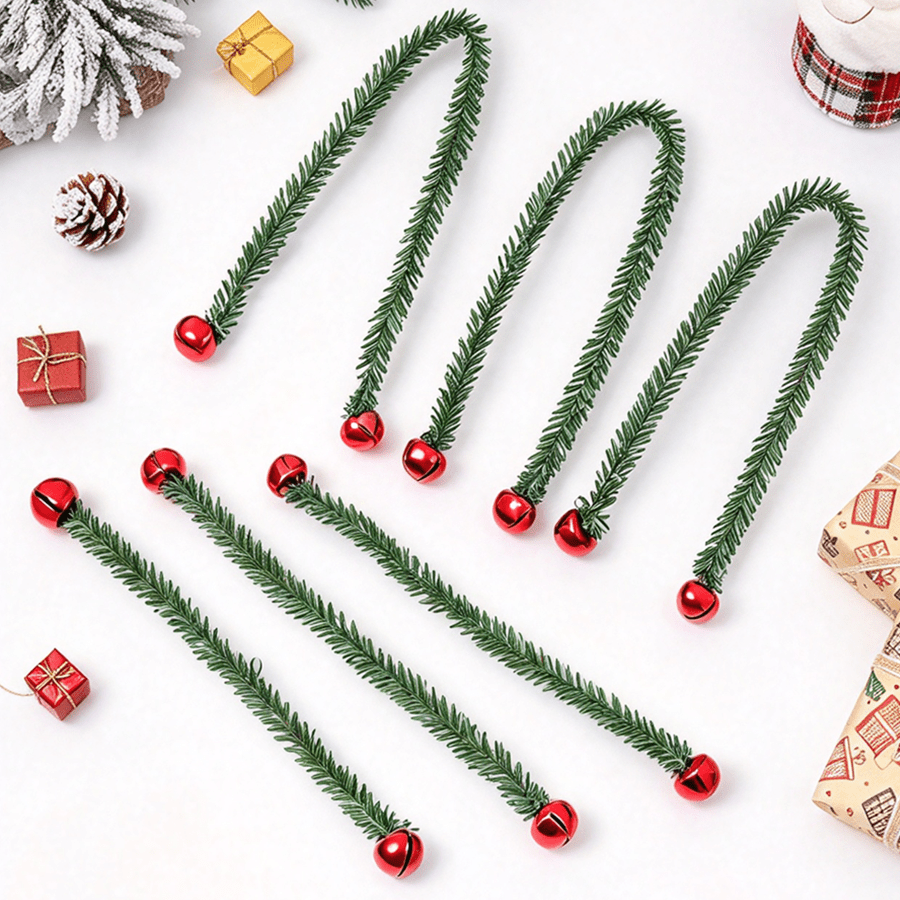 8/16 szt. Świąteczna zielona g – Tinsel Garland Decoration recenzja i cena