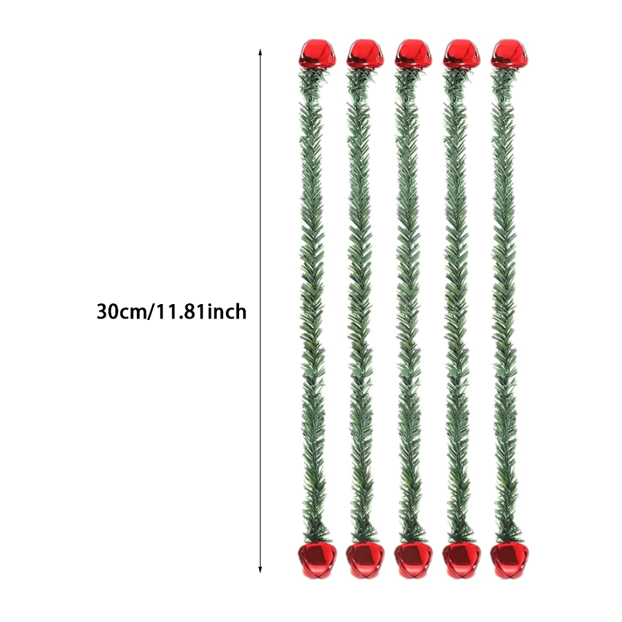 8/16 szt. Świąteczna zielona g – Tinsel Garland Decoration recenzja i cena