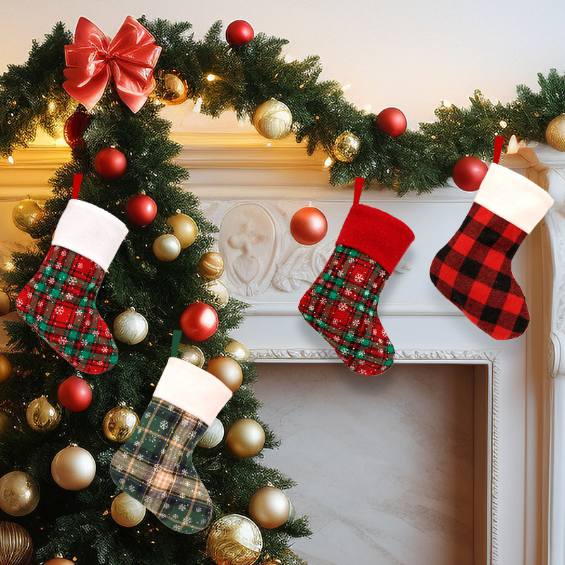 10 SZT. Świąteczne ozdoby do z – Christmas Stocking Hanging recenzja i cena