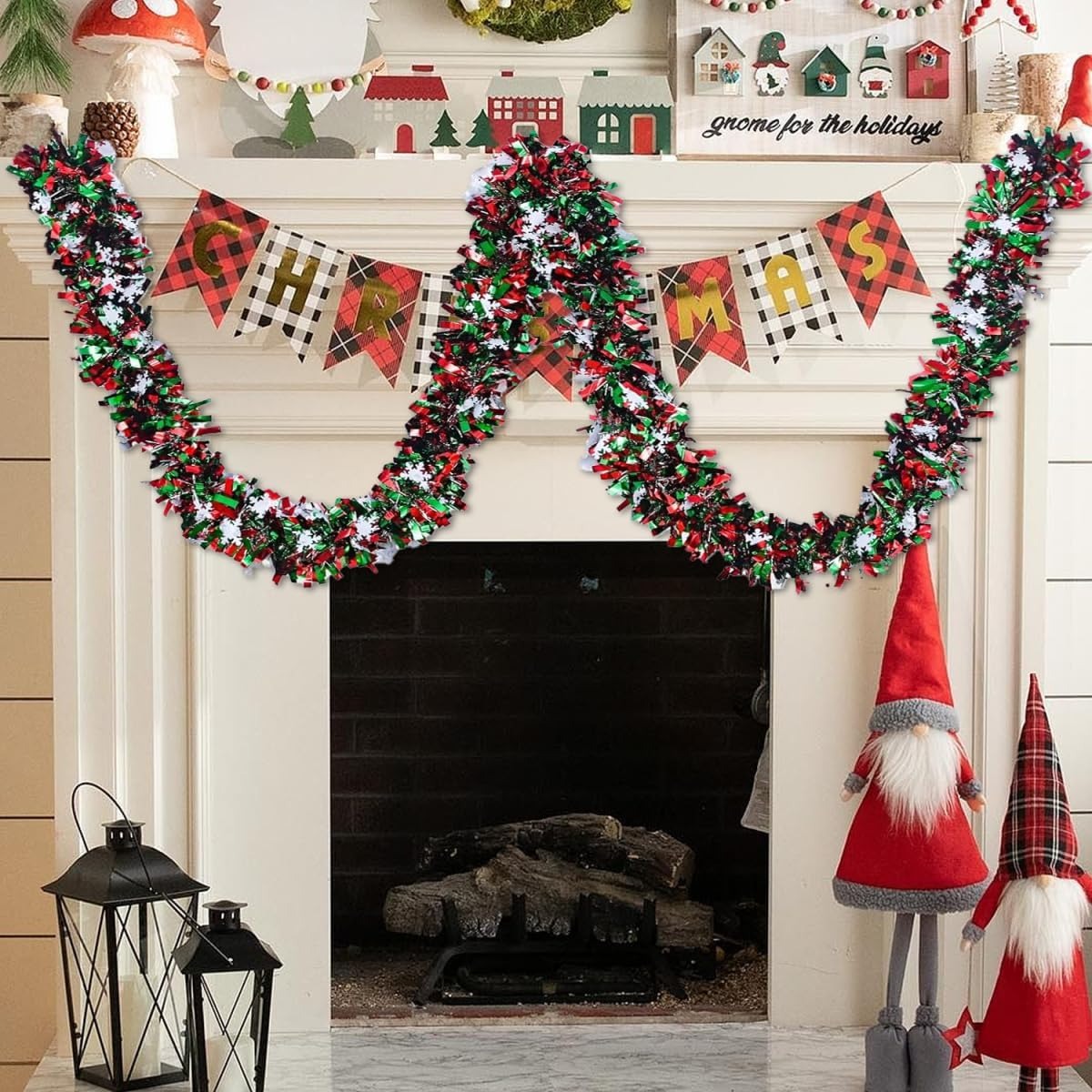 2M Świąteczna girlanda z błysz – Tinsel Garland Decoration recenzja i cena