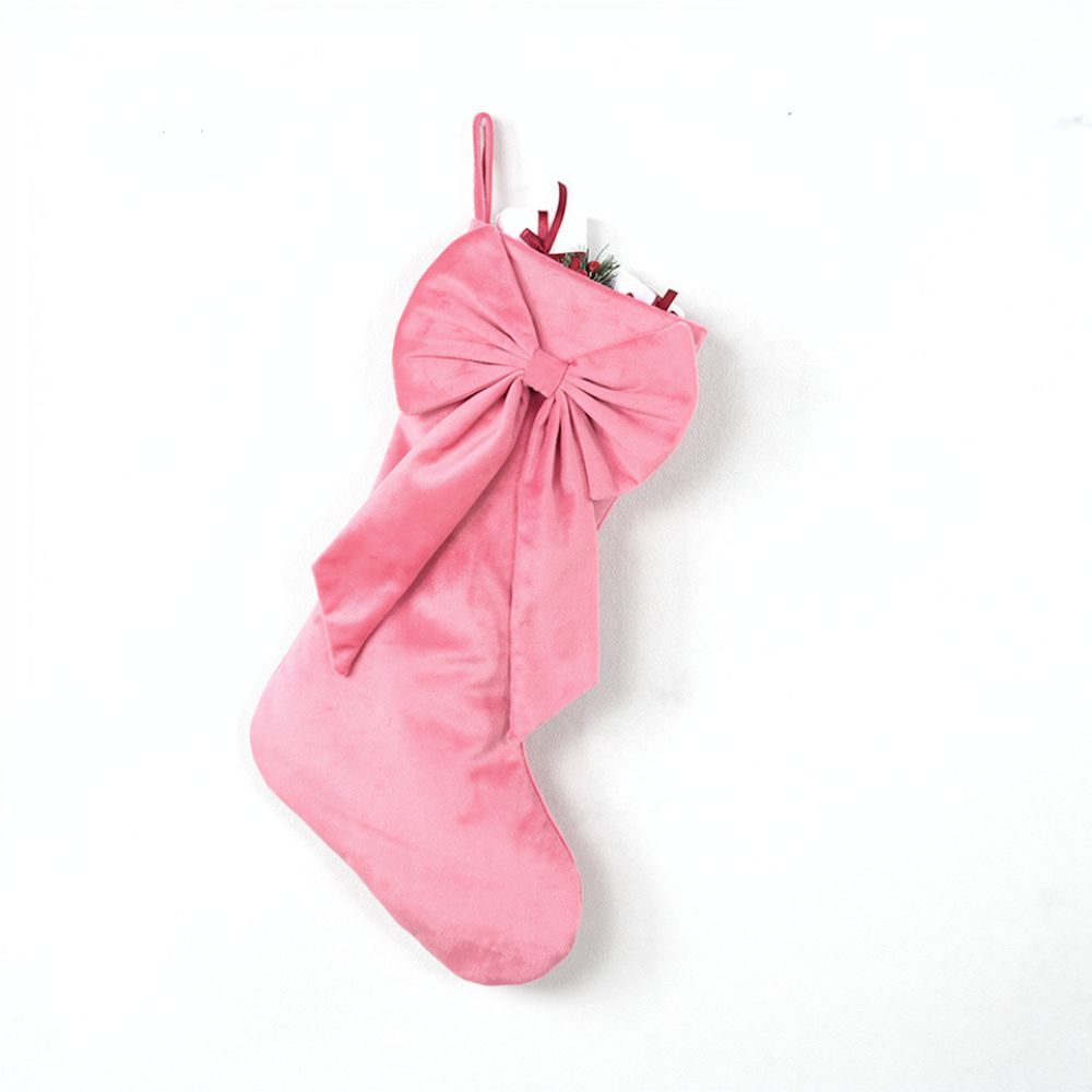 18-calowa, aksamitna, świątecz – Christmas Stocking Hanging recenzja i cena
