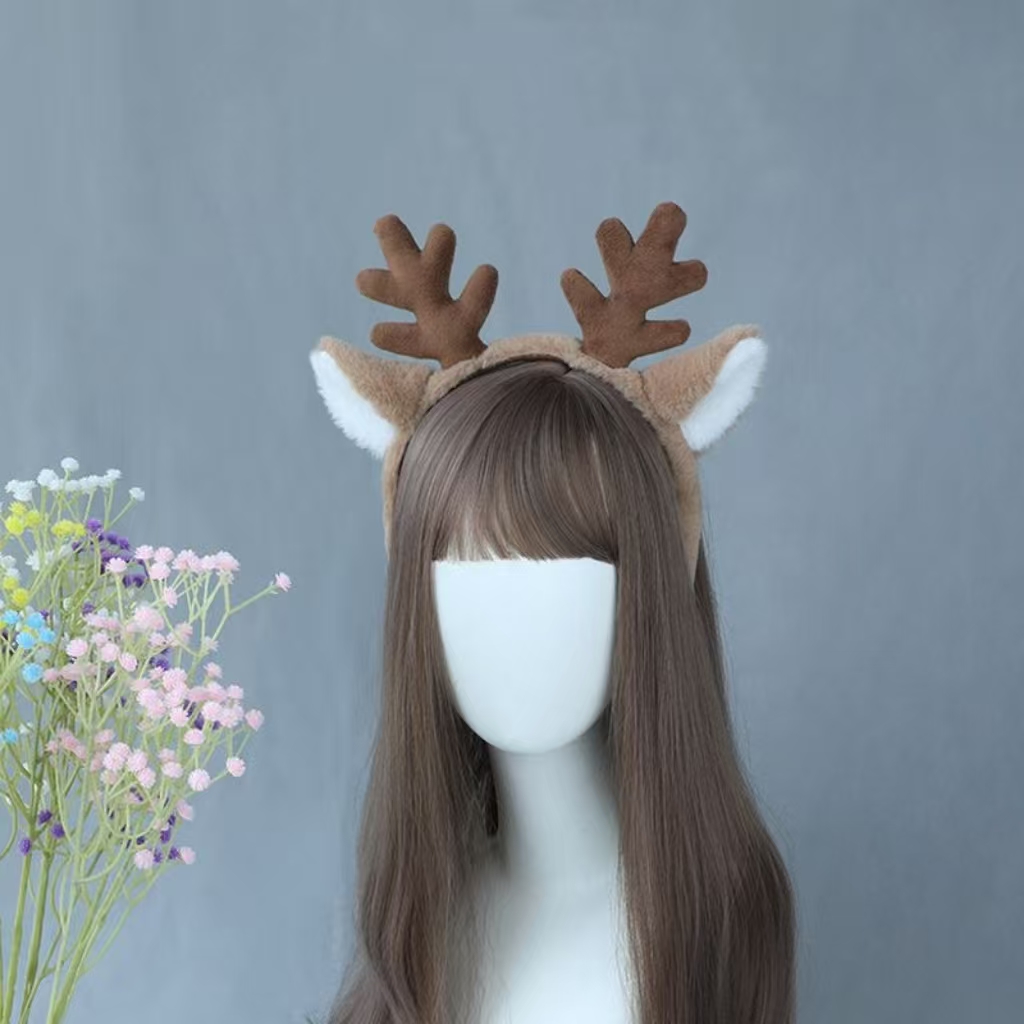 Opaska na głowę z uszami renif – Reindeer Antlers Headband recenzja i cena