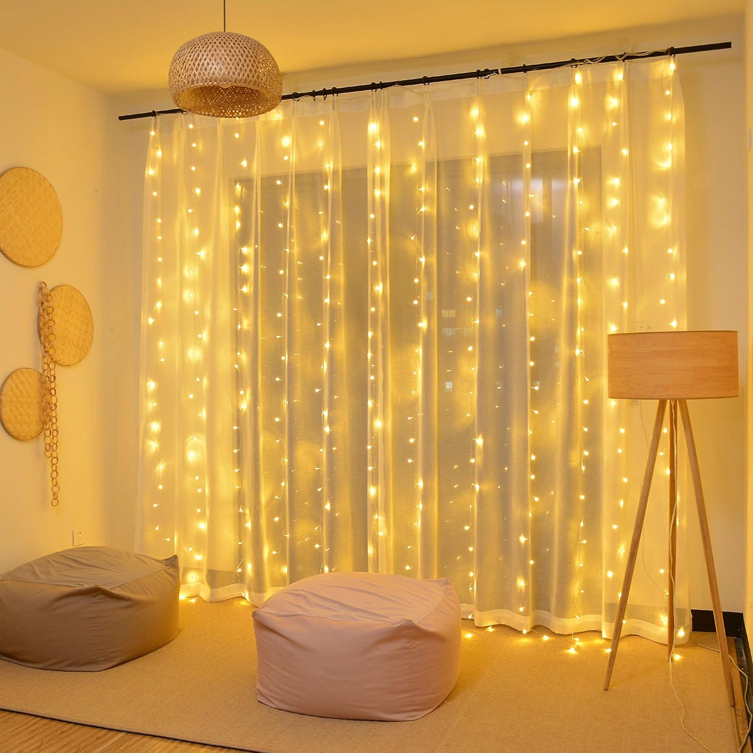 Kurtyna świetlna LED, zasilana – Led Fairy String Lights recenzja i cena
