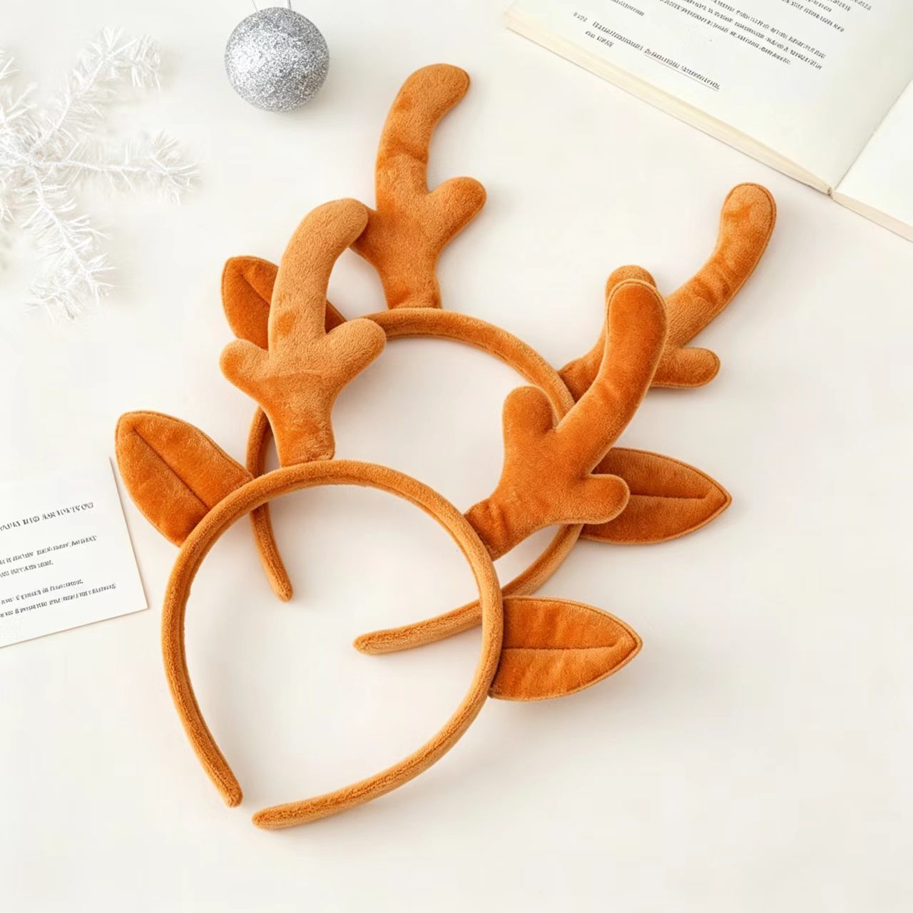 Świąteczna opaska z rogiem ren – Reindeer Antlers Headband recenzja i cena
