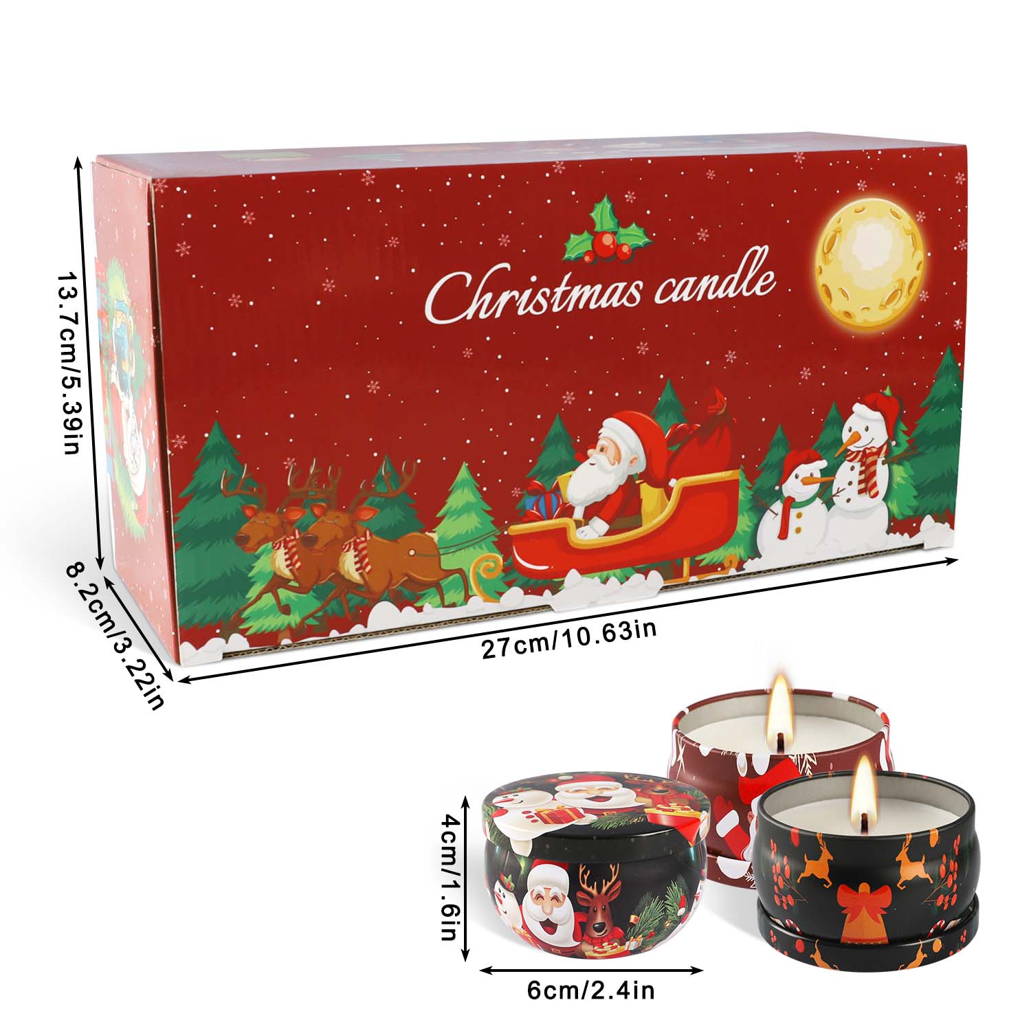 Zestaw 16 świec zapachowych o  – Holiday Candle Set recenzja i cena