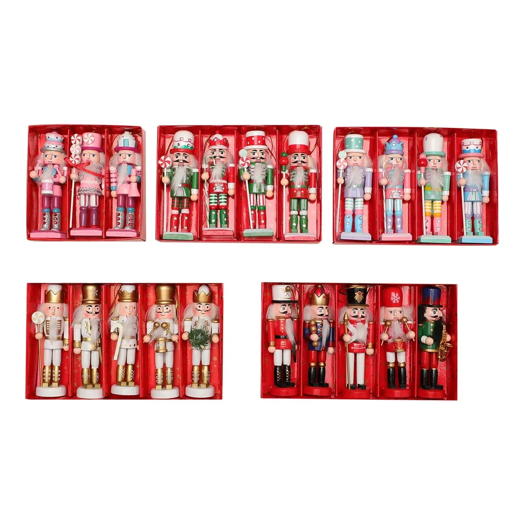 Zestaw drewnianych figurówek w – Nutcracker Figurine recenzja i cena