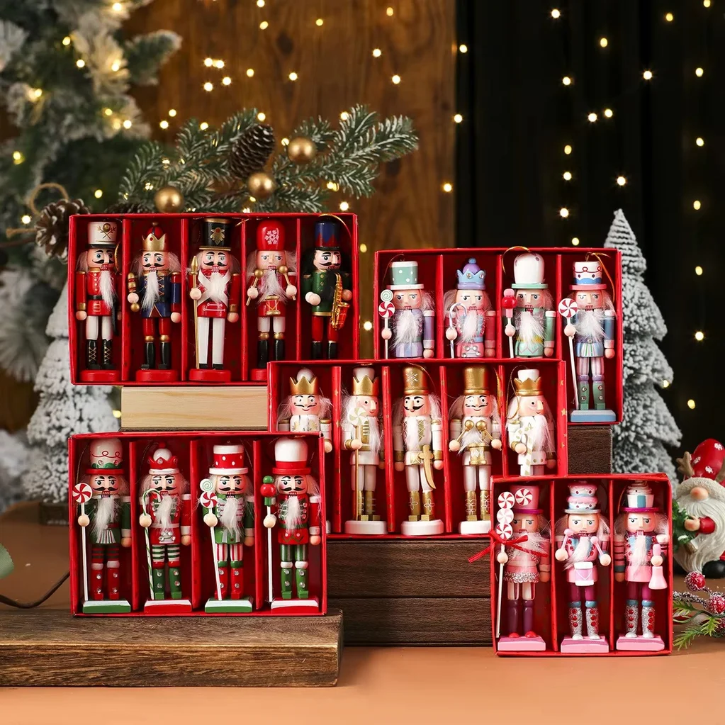 Zestaw drewnianych figurówek w – Nutcracker Figurine recenzja i cena