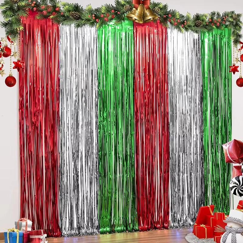 Metaliczne zasłony z frędzlami – Tinsel Garland Decoration recenzja i cena